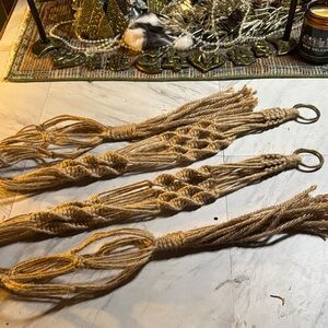 Handcrafted Macramé Plant Hanger - Natural Tan